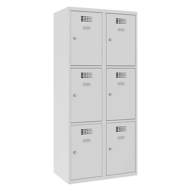 SUS432W Šatníková skriňa 6 priehradok 180x120