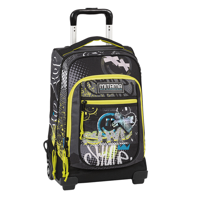 Školská taška na kolieskach MITAMA Urban Smile 8529776