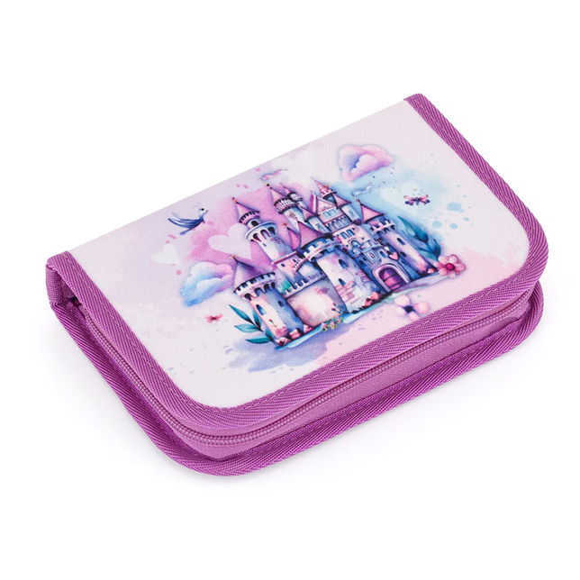 Peračník Topgal PENN 1p. prázdny s 2 chlopňami s princeznou a jednorožcom 26001