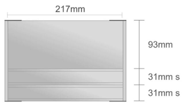 Dc130/BL nástenná tabuľa 217x155 mm design Classic
