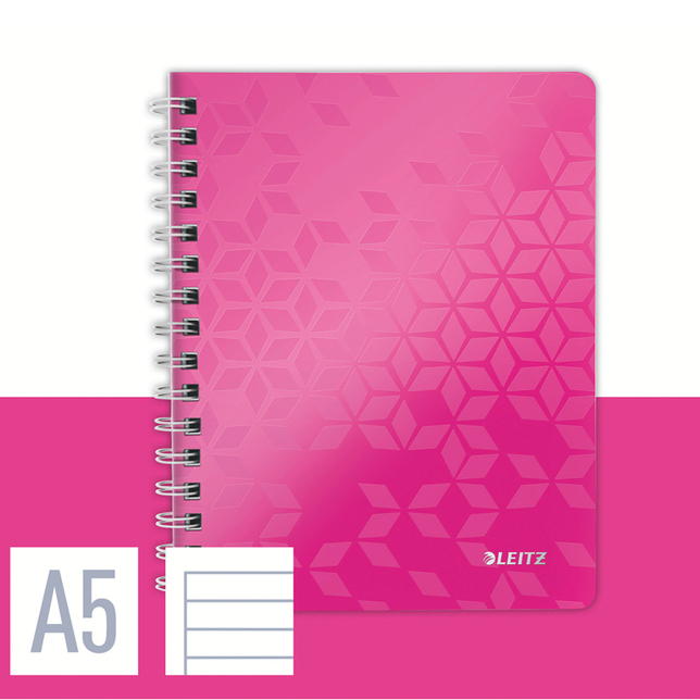 Poznámkový blok A5 linajkový Leitz WOW