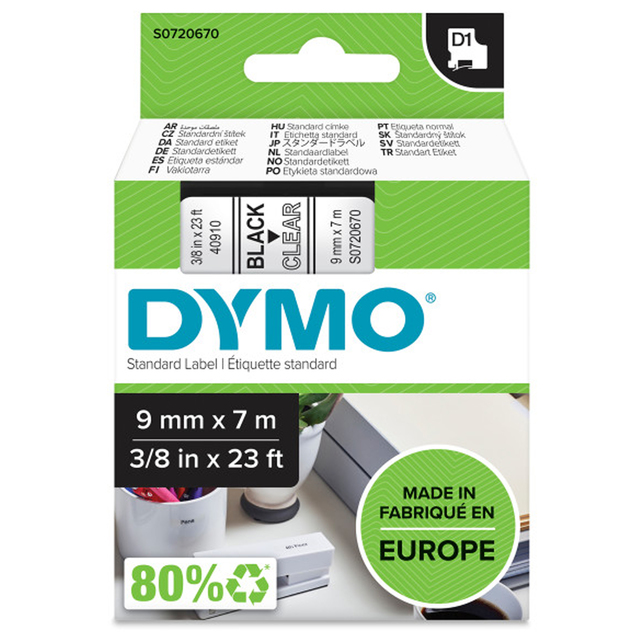 DYMO pásky D1 9mm štandard