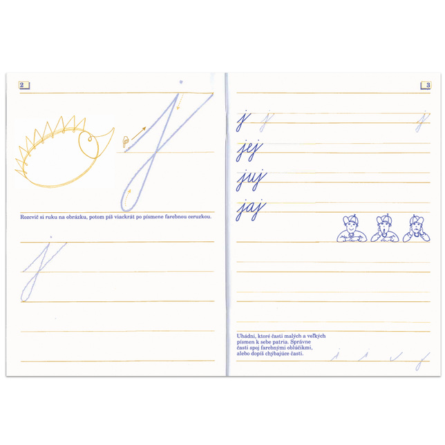 Zošity sada 6ks - Písmenká moji kamaráti A5