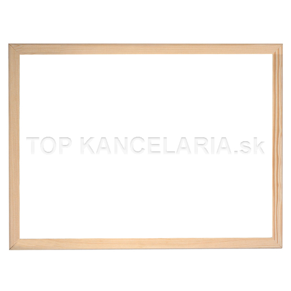 Biele tabule v drevenom ráme