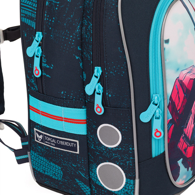 Ľahká školská taška Topgal ENDY s robotom 25075