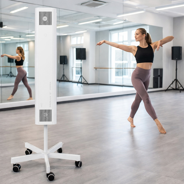 Germicídny žiarič PROLUX G30W mobilný biely