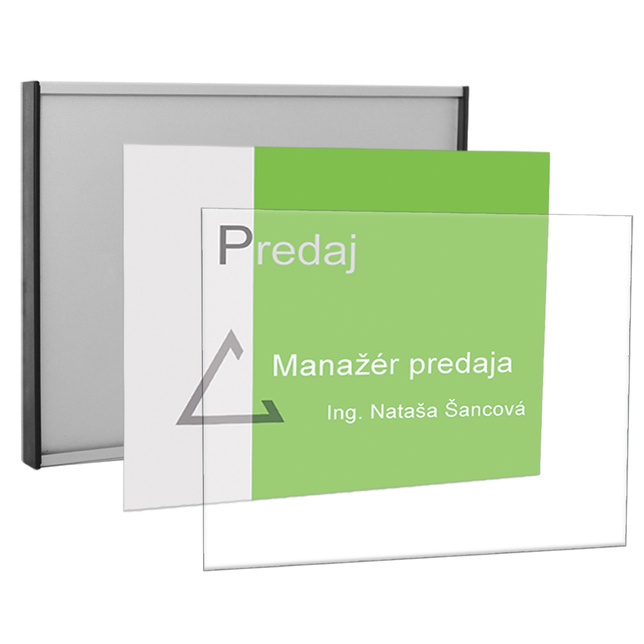 Menovky k dverám Economy 155mm zásuvné