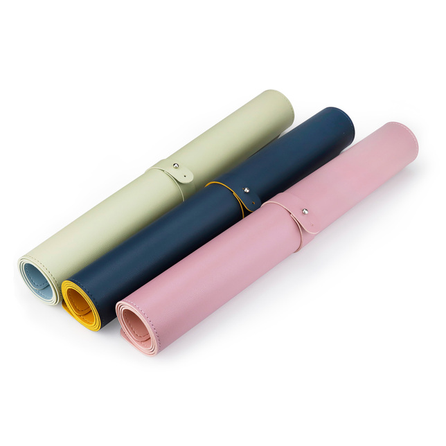 Podložka na stôl SAX Design pastelovo modrá - šedo zelená