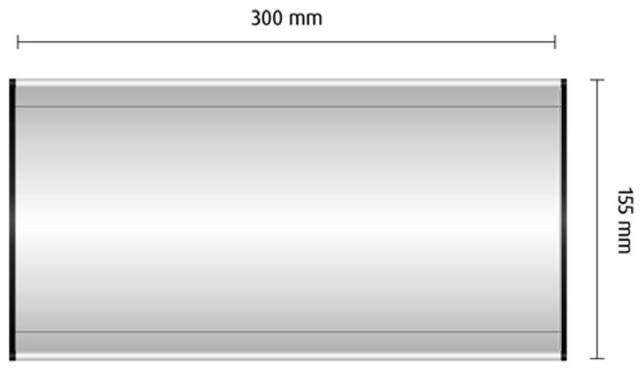Menovka zásuvná 155 mm Hi-Tech