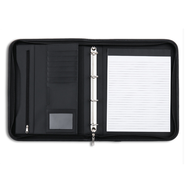 Diplomatka ATLANTA A4 matná čierna 5-63022