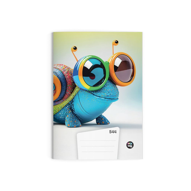 Zošit 544 linajkový A5 40 listov, Slimák 6-91125