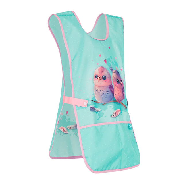 Zásterka na výtvarnú výchovu Topgal ZINA s vtáčkami 26023