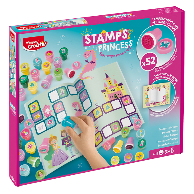 Sada Maped creativ Stamps Princess 52 ks razítok