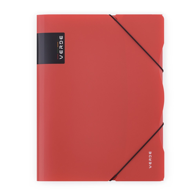 Plastový obal s gumičkou VERDE