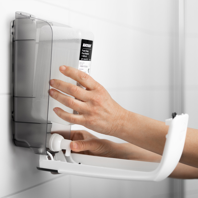 77373 Dávkovač na tekuté a penové mydlo 1000ml KAT