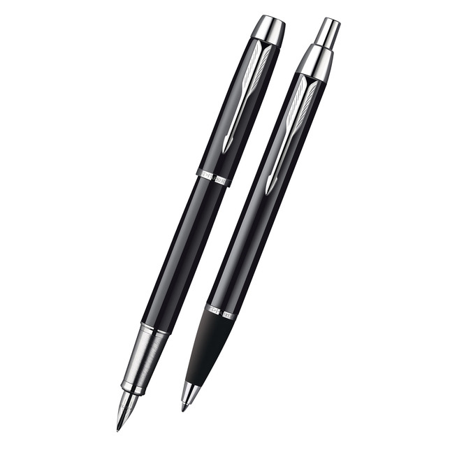 Parker IM Black perá so strieb. klipom CT FP+BP, darčekový obal