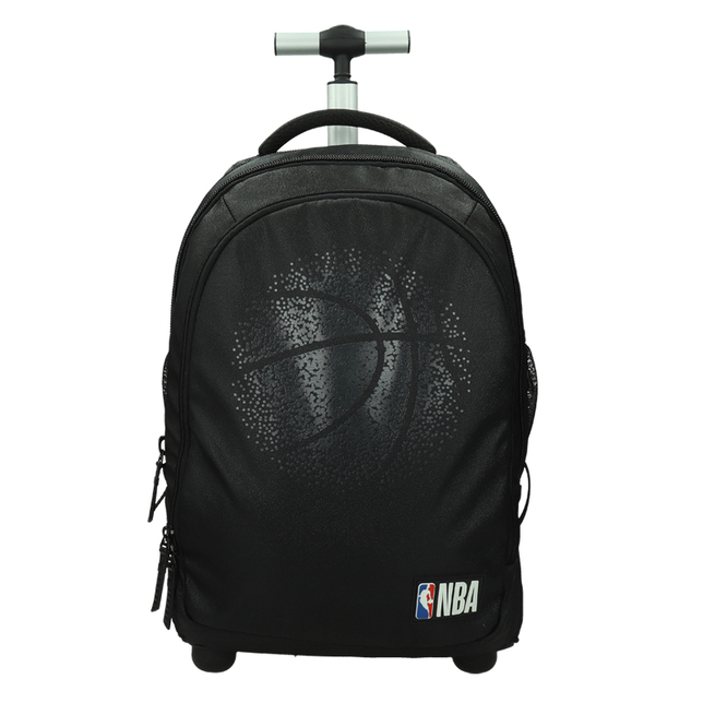 Školská taška na kolieskach NBA Black 531416