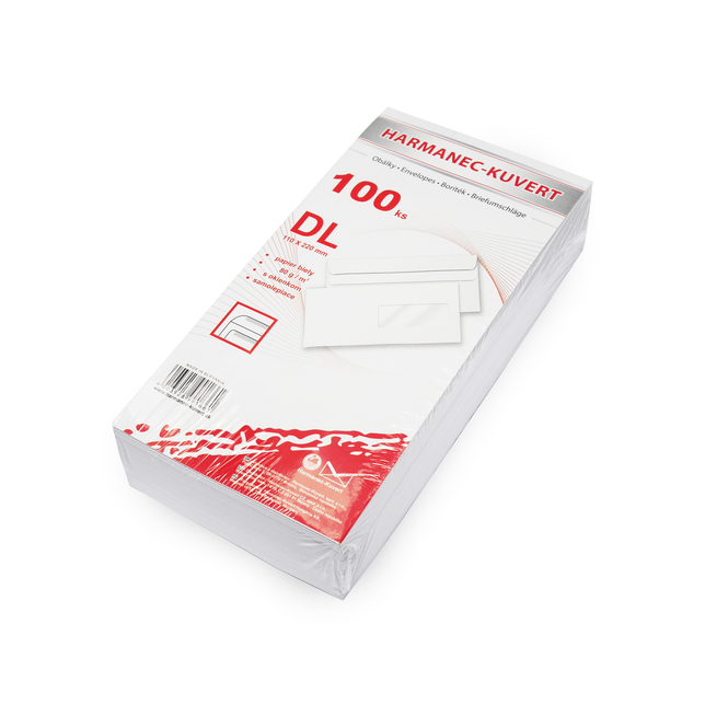Obálky DL samolepiace s okienkom