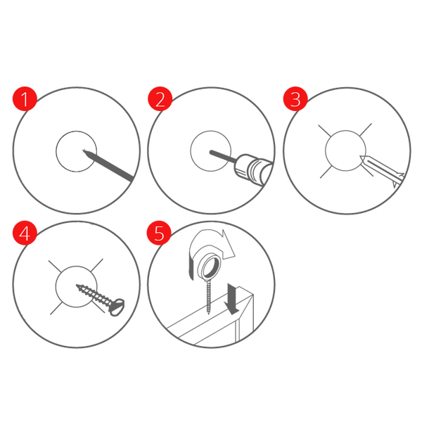 Biele tabule farebnom ráme