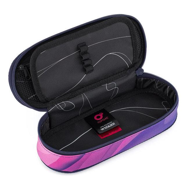 Študentský peračník Topgal ETUE ovál ružovofialový 25032