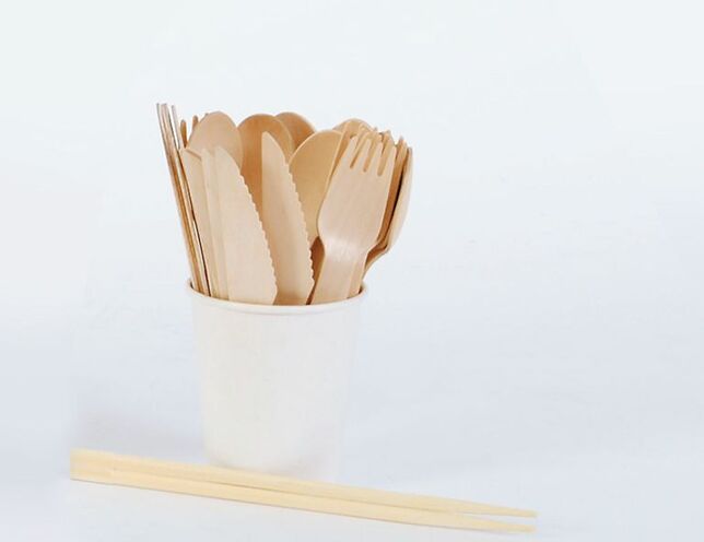 Drevený nôž 16,5cm bal.100ks 66738