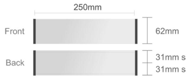 Menovka na stôl kombinovaná