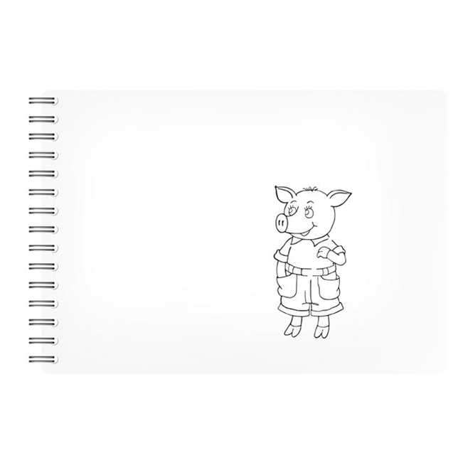 Blok na malovanie vodou rozprávky 4B, 15x19cm so špirálou 5301092