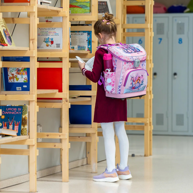 Školská aktovka Topgal DIDI s princeznou a jednorožcom 26001