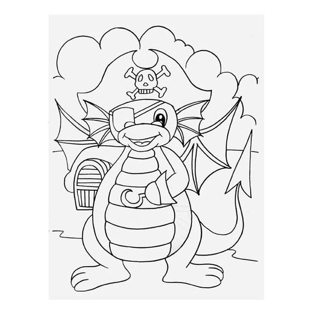 Omaľovánky A4 Draci MFP 5301061