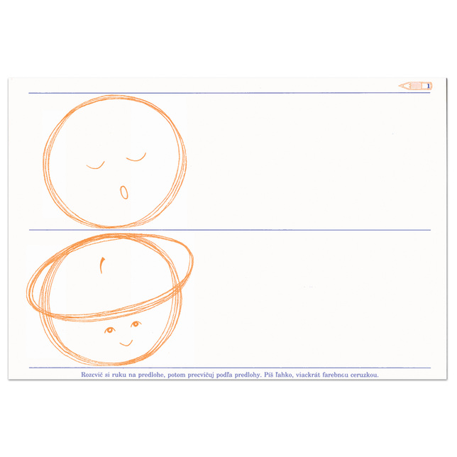 Zošit Moje prvé čiary-Blok prípravných cvikov A4