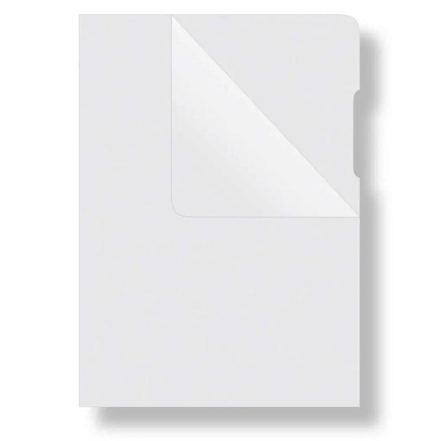 Obal L na dokumenty DONAU 180mic mliečny 100ks