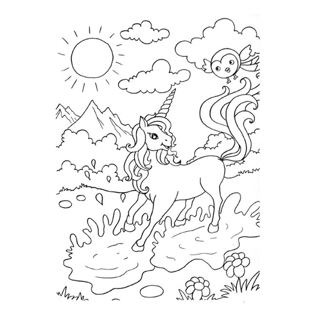 Omaľovánky A4 Jednorožci 3 MFP 5301114