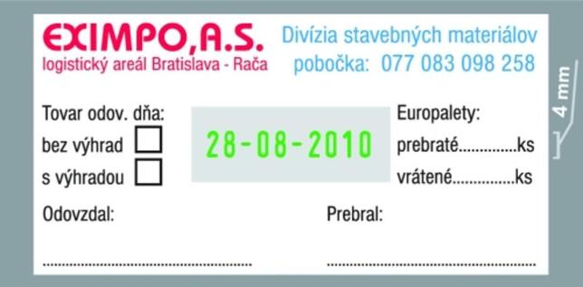 4726ROT čierny dater printy /75x38mm
