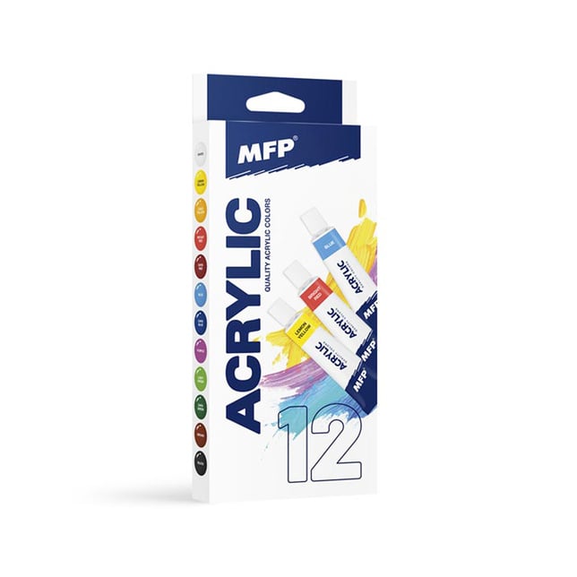 Akrylové farby základné 12 x 12ml 6300391