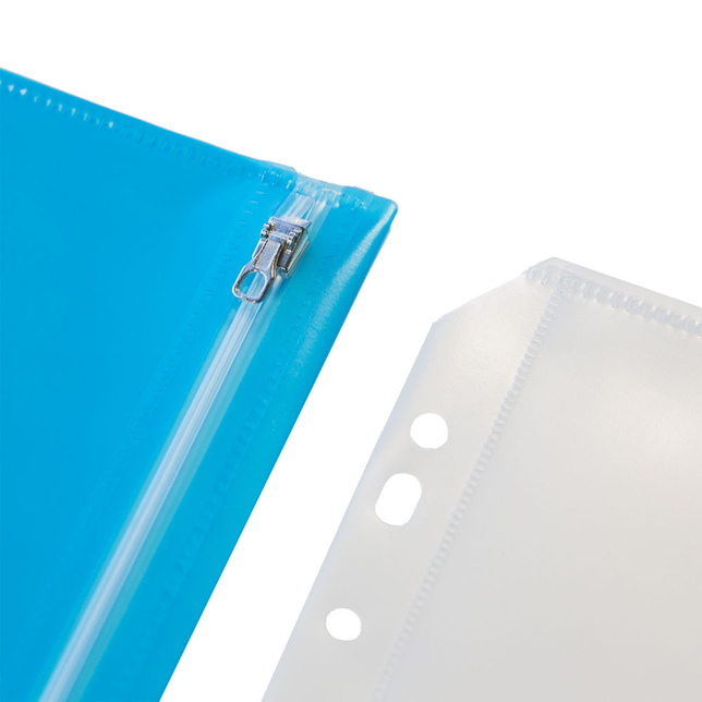 Plastová obálka A4 s eurozávesom a so zipsom Opali