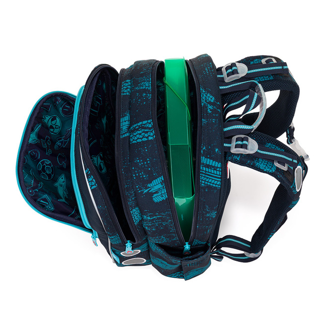 Ľahká školská taška Topgal ENDY s robotom 25075