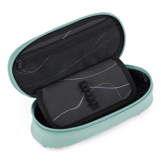 Študentský peračník Topgal ETUE ovál zelený 25030