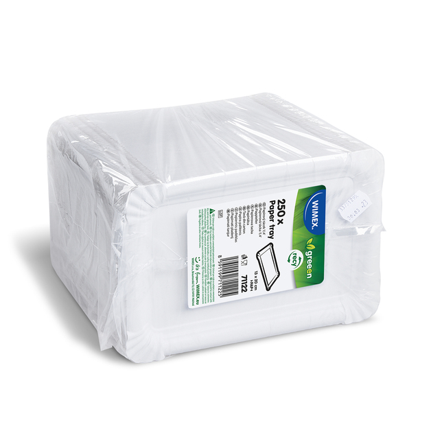 Papierová tácka biela 13 x 20cm bal. 250ks