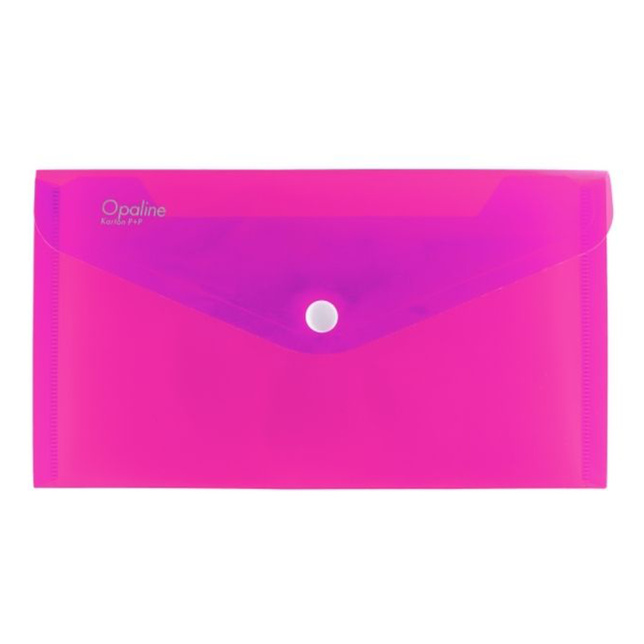 Plastová obálka DL s cvočkom Opaline