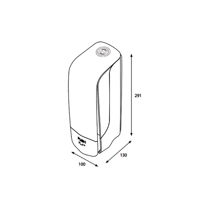 90229 Dávkovač na tekuté a penové mydlo 1000ml/bez náplne