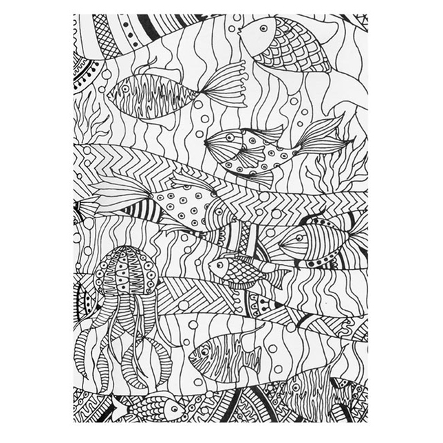 Omaľovánky antistresové A4 Farby prírody MFP 5301080
