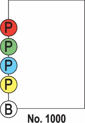 Print etikety farebné pastelové