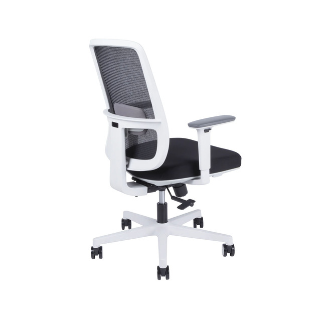 KANTO WHITE BP kancelárska stolička bez podhlavníka čierna