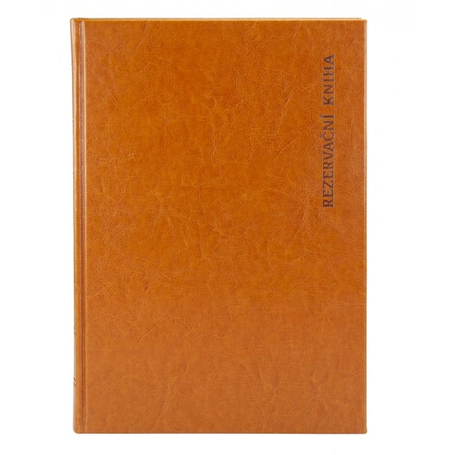 Rezervačná kniha pre gastro A4 s denným diárom 2026 hnedá
