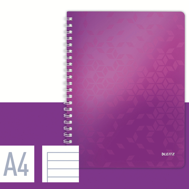Poznámkový blok A4 linajkový Leitz WOW