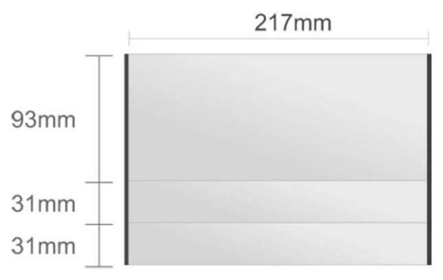 Ac127/BL nástenná tabuľa 217x155mm Alliance Classic /93+31+31