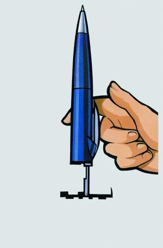 TWIN pero s pečiatkou