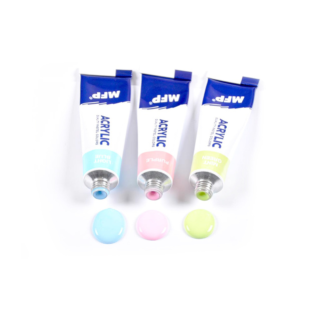 Akrylové farby pastel+metal 12 x 12ml 6300392