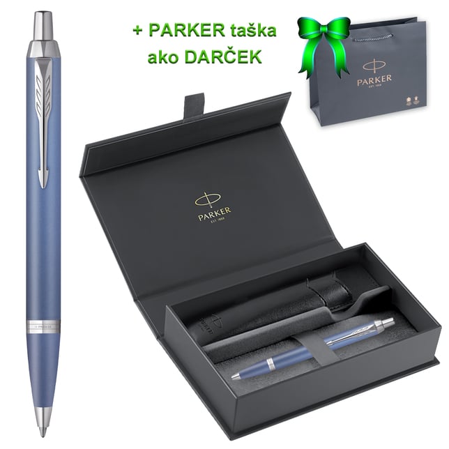 Parker IM Writing Rituals Blue pero CT BP darčeková kazeta s puzdrom