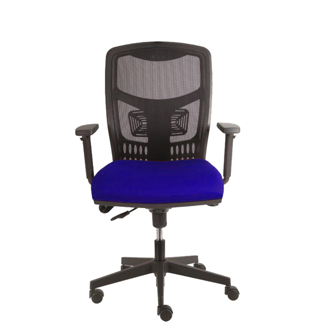 YORK sieť kancelárska stolička modrá